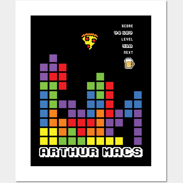 Arthur Mac's Tetris Wall Art by ArthurMacs